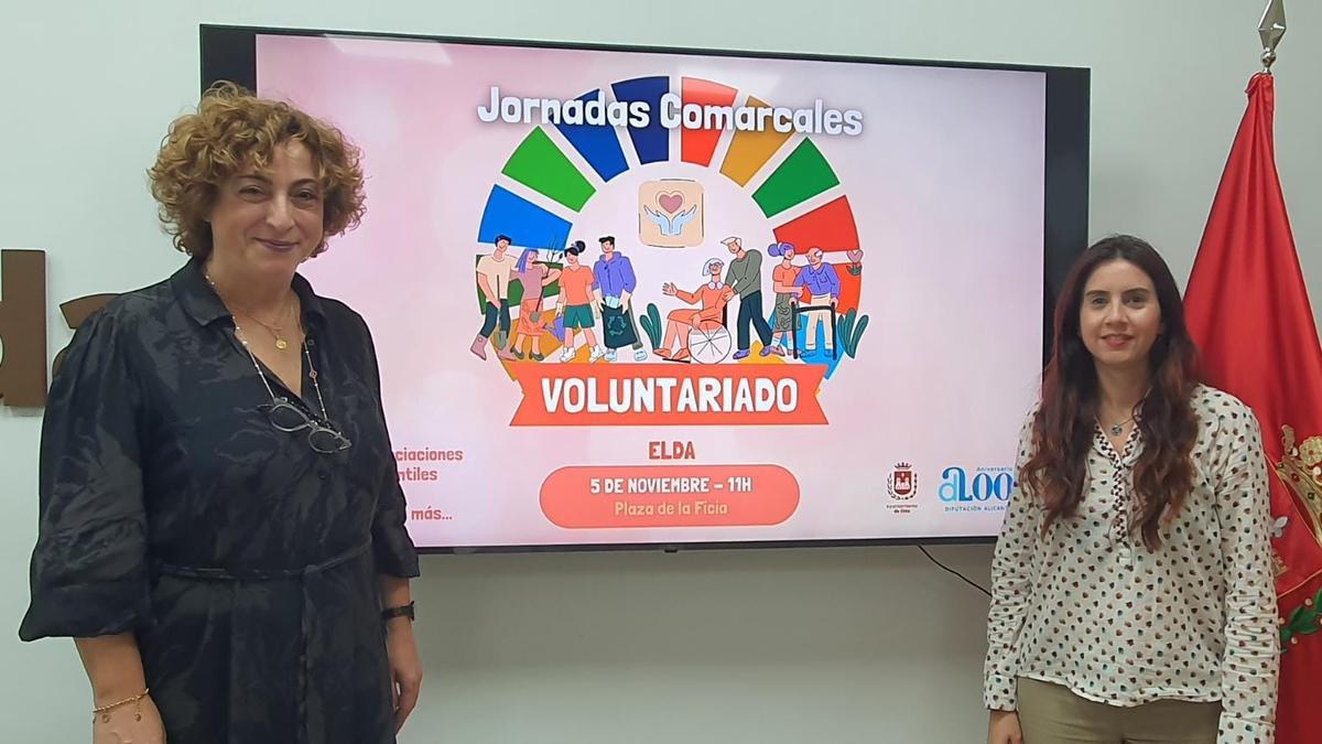 Presentación de las Jornadas de Voluntariado en Elda.