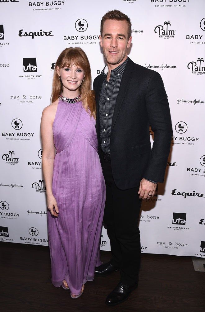 Kimberly y James Van Der Beek en la Inaugural Los Angeles Fatherhood Lunch