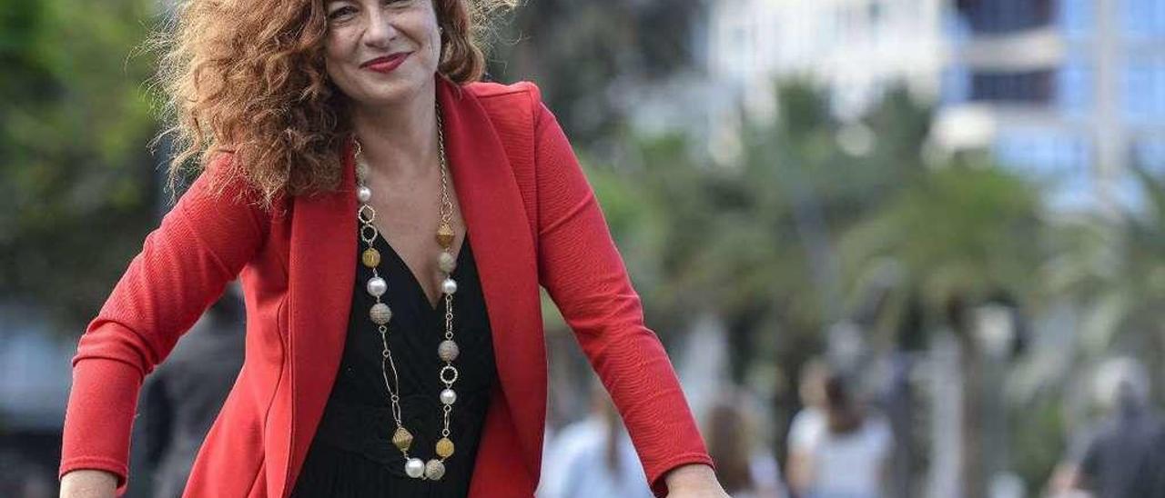 La presidenta de la SGAE, Pilar Jurado. // J. Pérez Curbelo