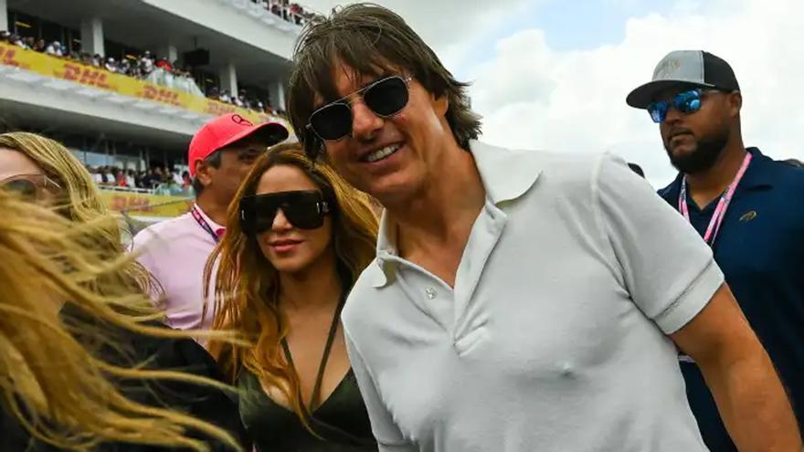 ¿Intentó ligar Tom Cruise con Shakira durante la carrera de Fórmula 1 en Miami?