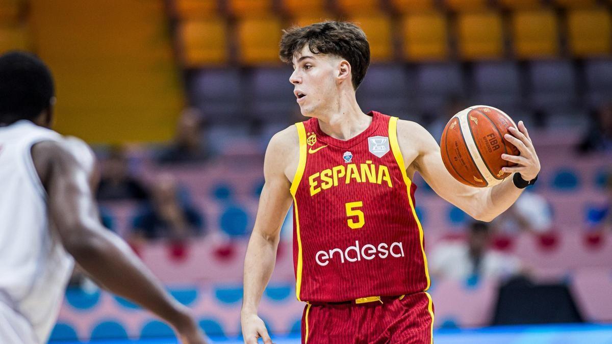 Mario Saint-Supéry debutó este jueves en un Eurobasket.
