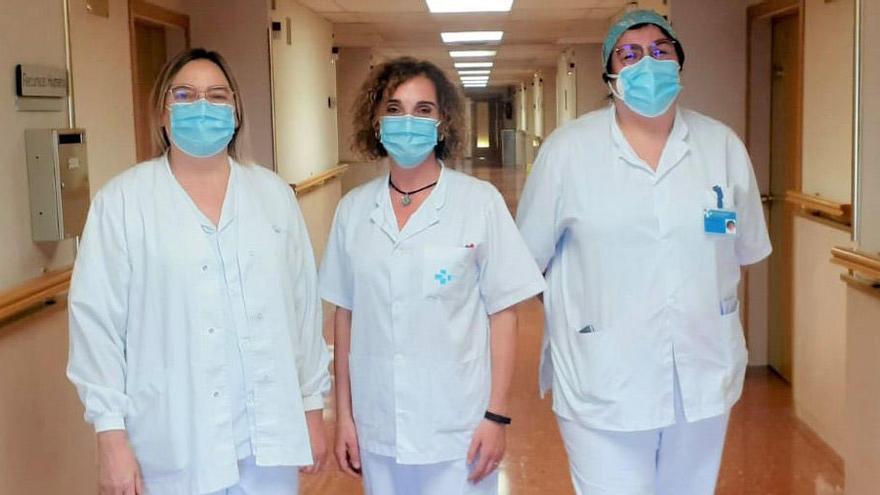 Part de l&#039;equip que participa en aquest assaig clínic a l&#039;Hospital Sant Bernabé de Berga