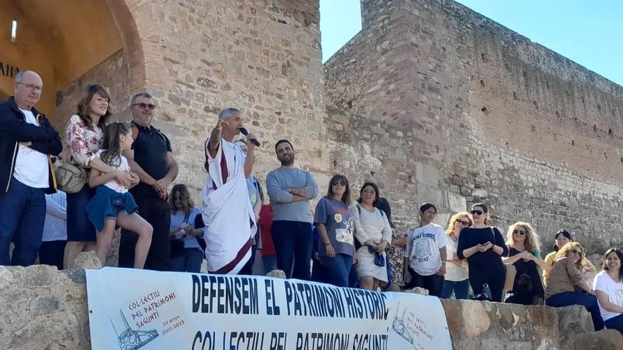 Trobada al Castell del Col·lectiu pel Patrimoni Saguntí