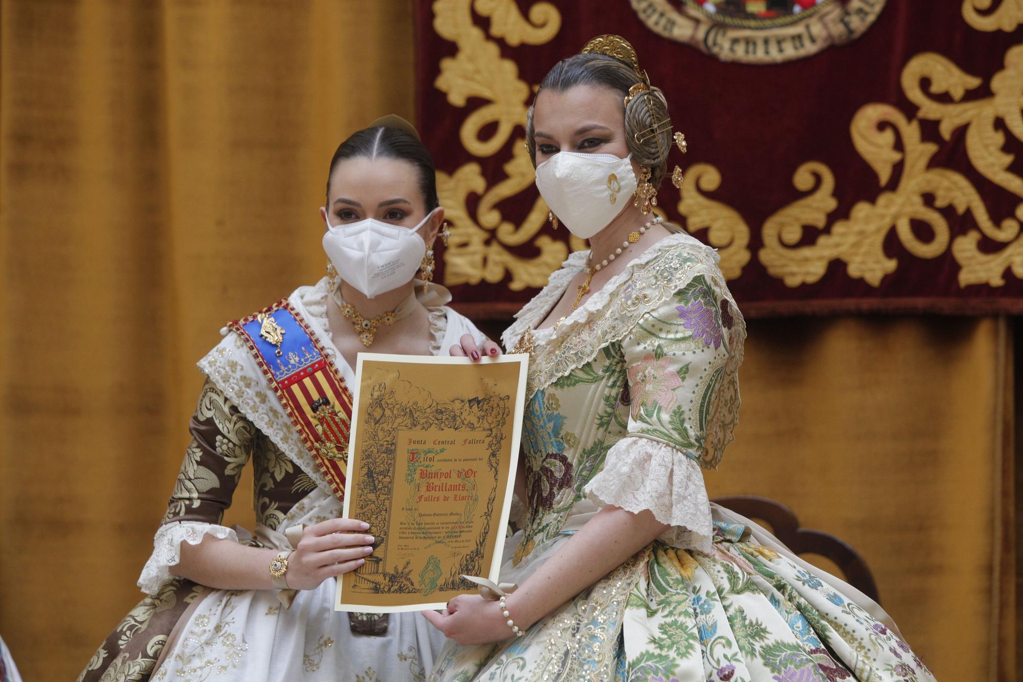 Las dos sesiones de homenaje de "brillants" en las fallas de Jesús