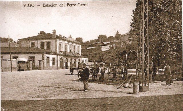 Viaje en tren a la estación de Vigo