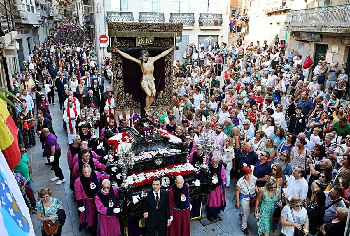 La carroza del Cristo de la Victoria. |   // FOTOS: MARTA G .BREA