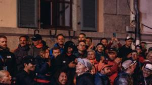 Ana Tarasova, a su llegada a Chamonix