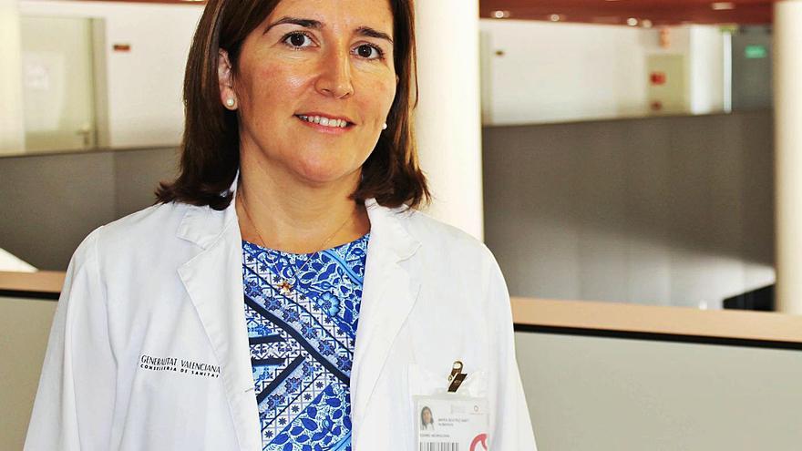 La coordinadora del servicio de Neumología del Hospital del Vinalopó, Beatriz Amat.