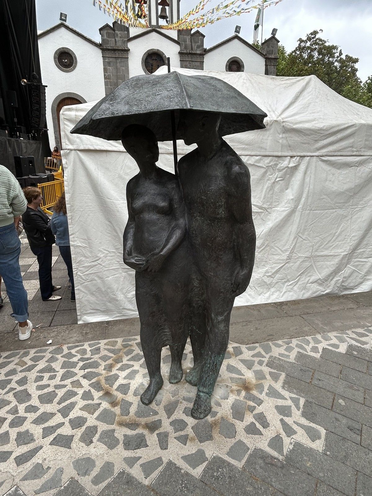 Feria de Valleseco con música y huevo duros