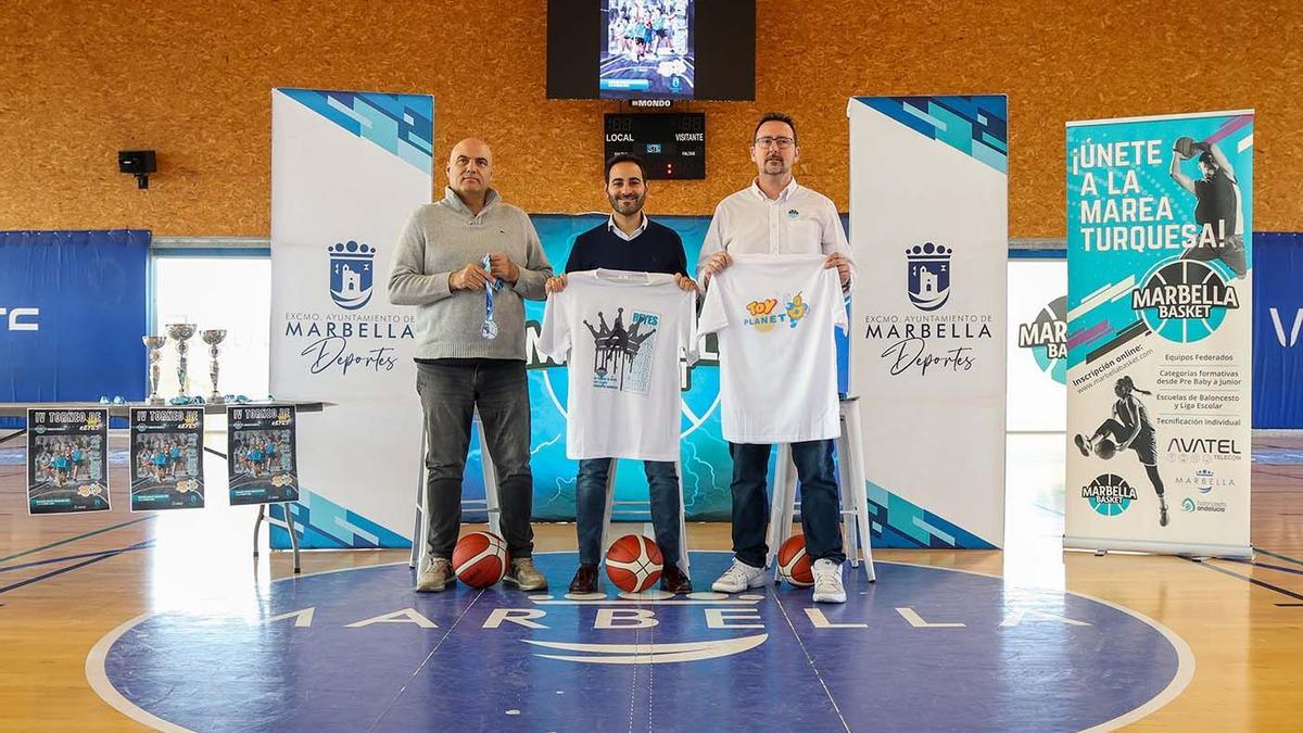 Presentacion del torneo, en Marbella.