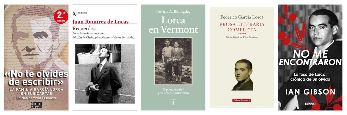 El 90 aniversario de la muerte de Lorca ha propiciado que se multipliquen los libros relacionados con el poeta