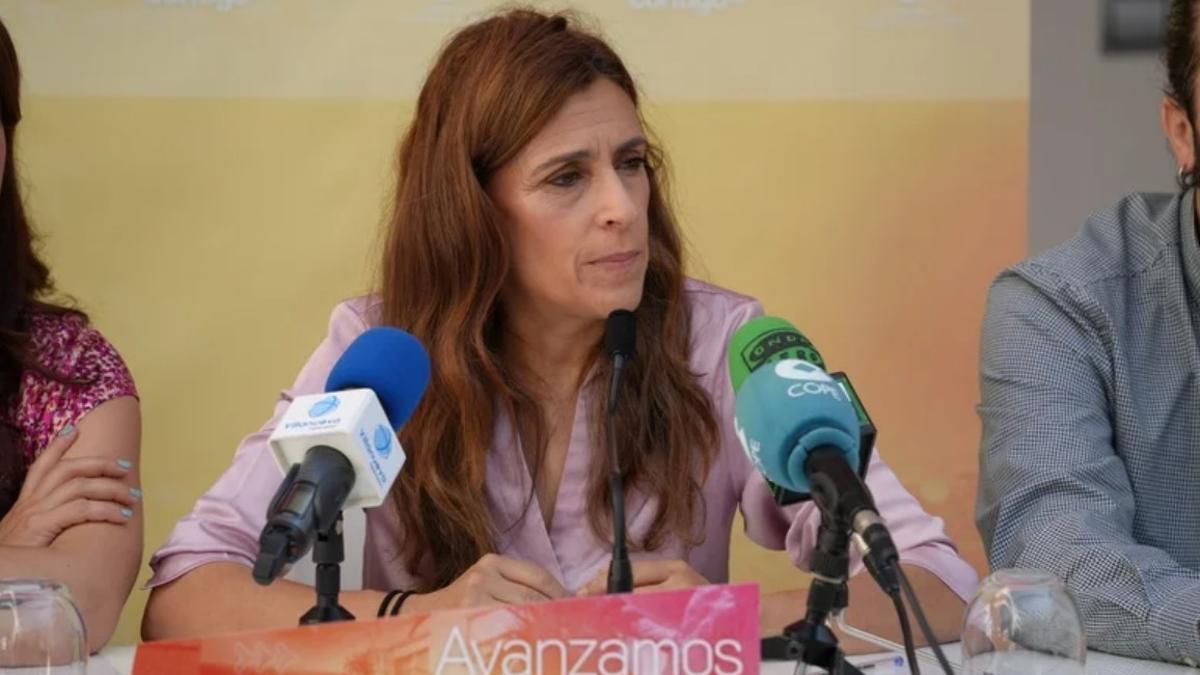 Ana Belén Fernández, en rueda de prensa.
