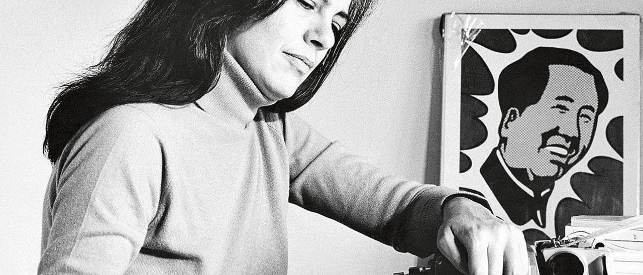 Retrato de Susan Sontag, en los años 70. // Jim Cartier