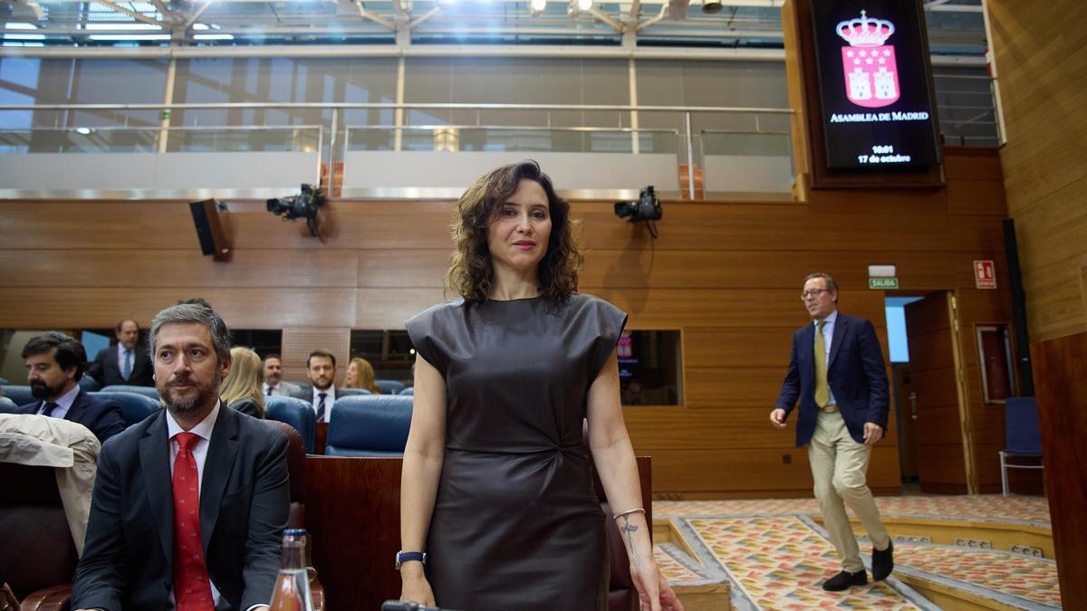 La presidenta de la Comunidad de Madrid, Isabel Díaz Ayuso.
