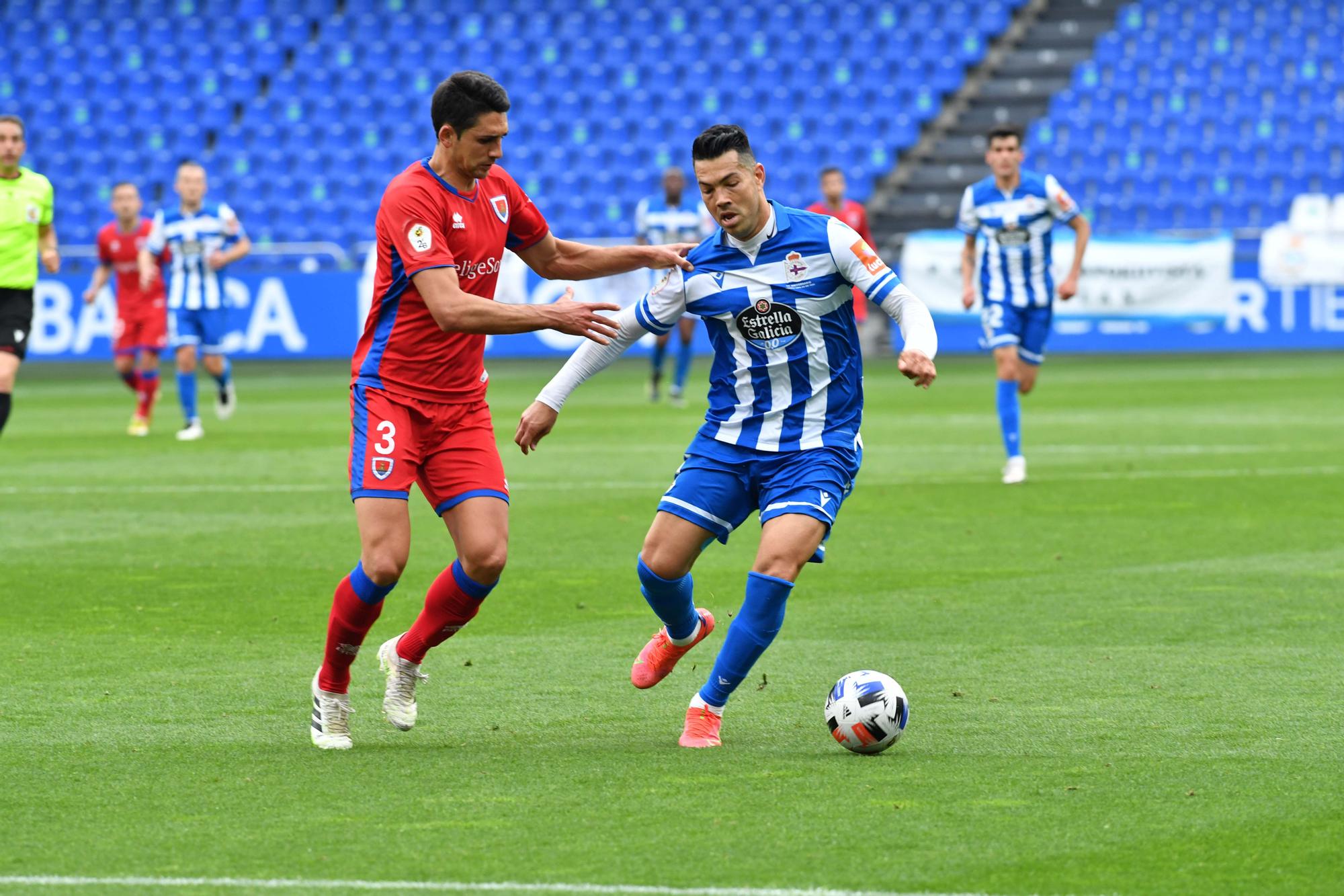 El Deportivo le gana 2-1 al Numancia