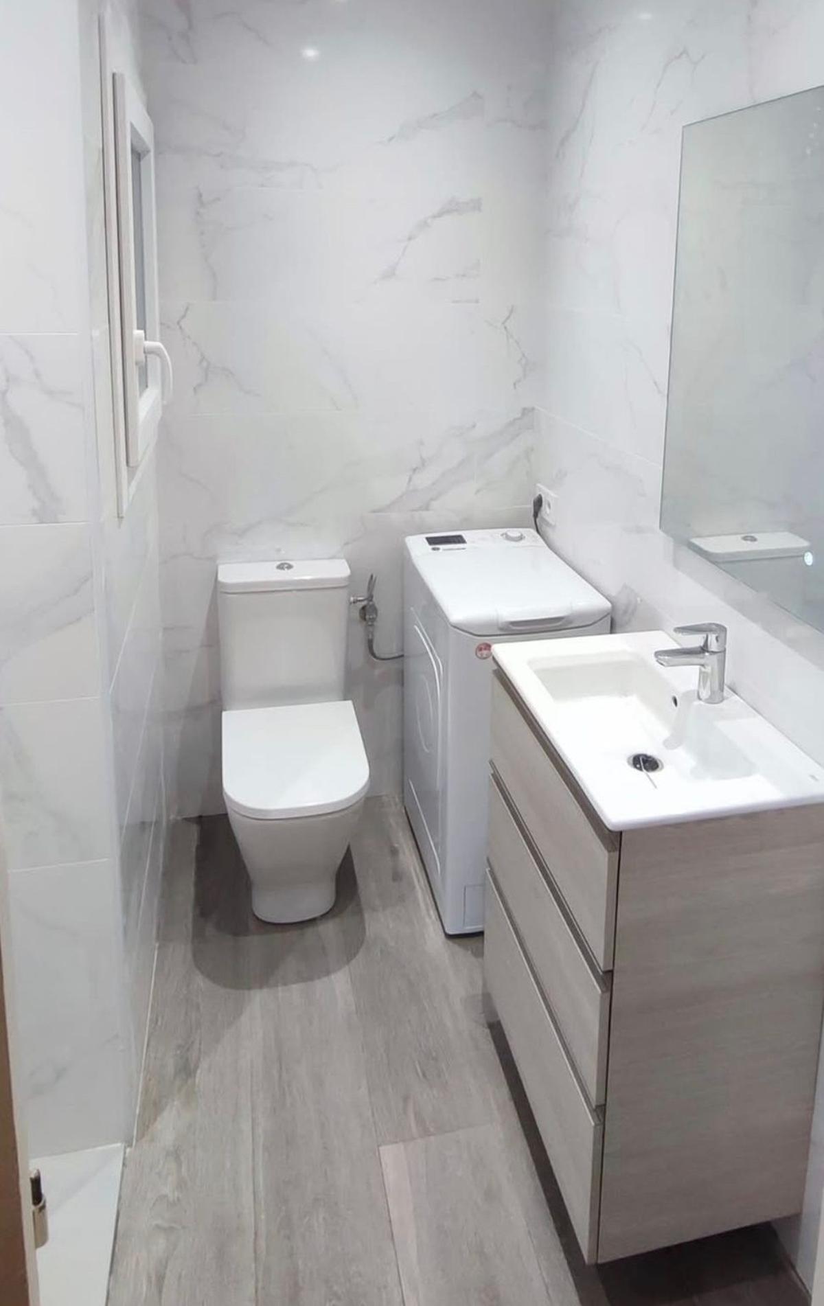 Reforma de un cuarto de baño.