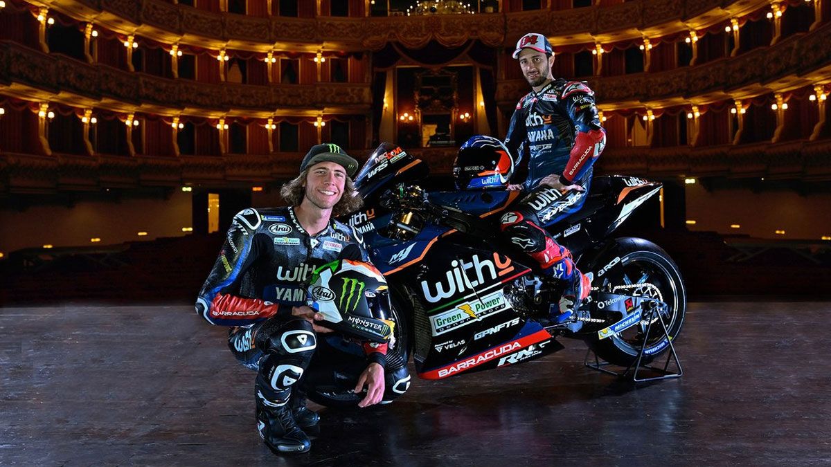 Dovizioso y Binder, con la Yamaha del nuevo Team WithU RNF MotoGP para 2022