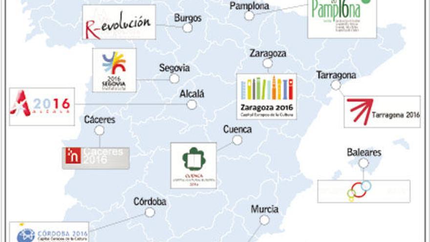 Mapa de las candidaturas