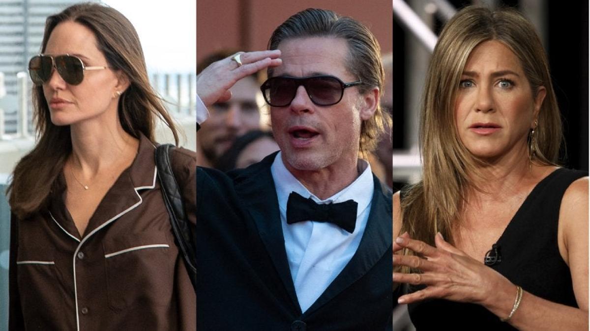 Angelina Jolie, Brad Pitt y Jennifer Aniston