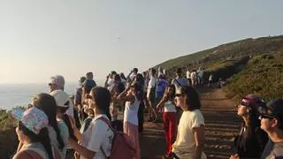 El histórico eclipse solar desde la isla de Ons