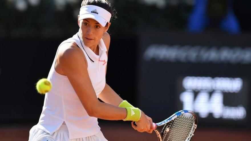 Muguruza se retira de Roma por una lesión en el muslo