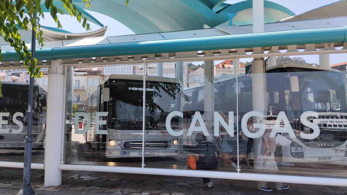 Estación de autobuses de Cangas.