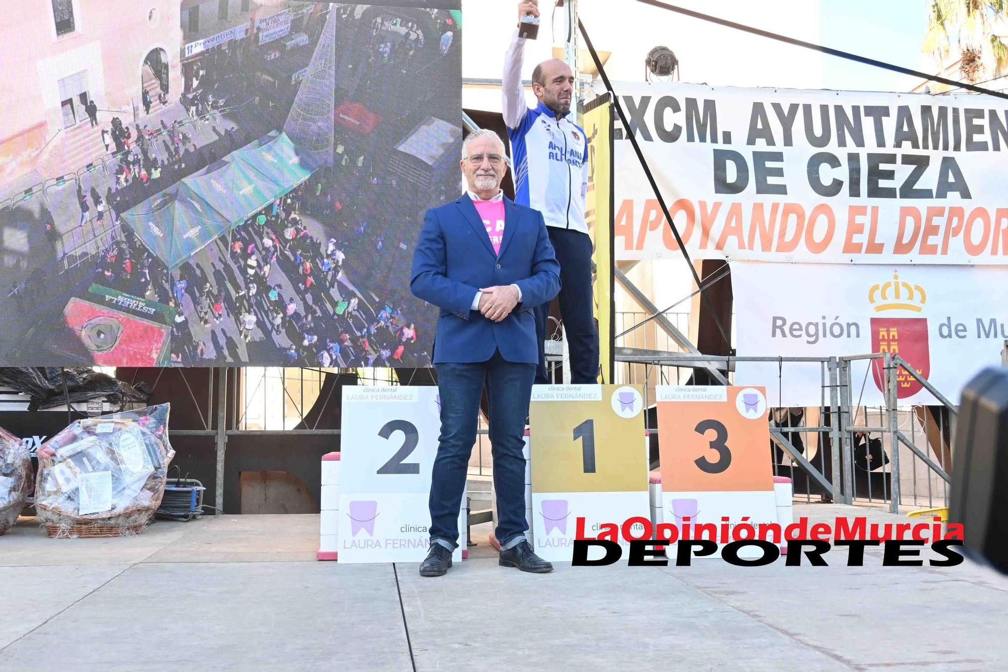 FOTOS: Podio de la Media maratón de Cieza