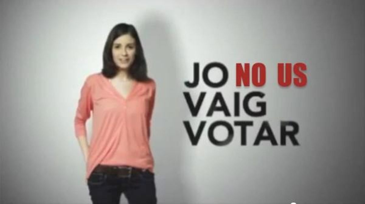 Vídeo que contesta a la campaña institucional del Govern.