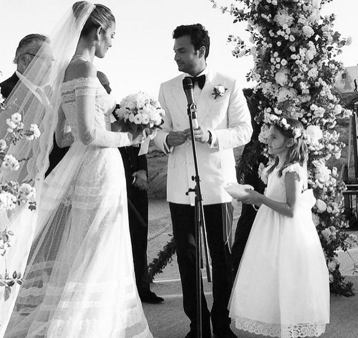 La boda de Ana Beatriz Barros: los novios se dan el 'sí quiero'