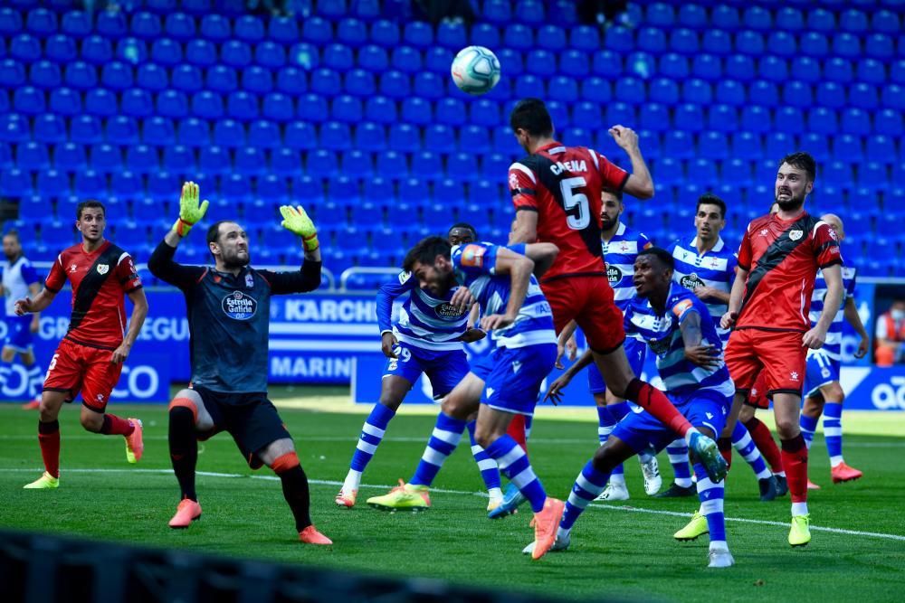 El Dépor rescata un punto ante el Rayo: 3-3