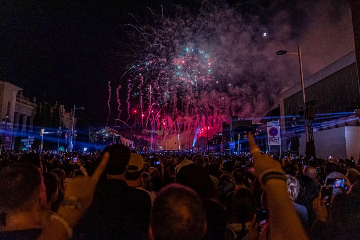 El Piromusical cierra la Mercè a ritmo de Sónar