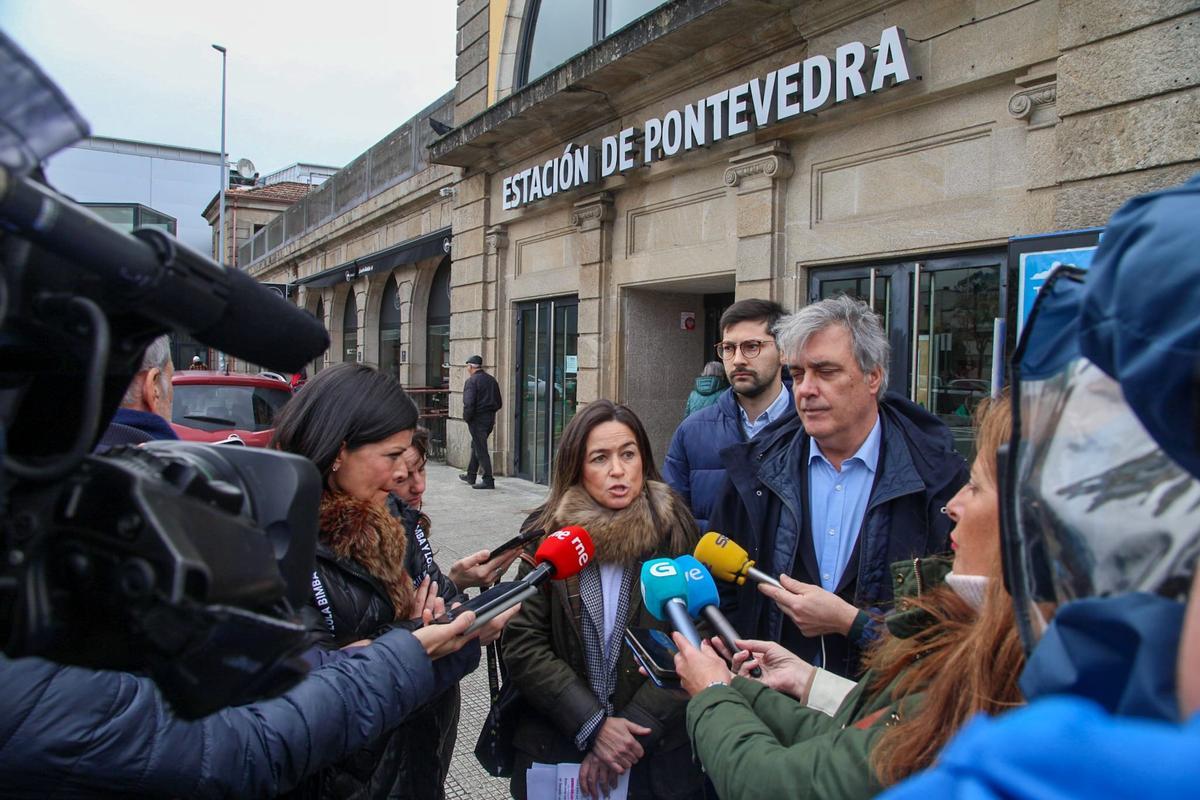 Pepa Pardo y Pedro Puy, durante su comparecencia