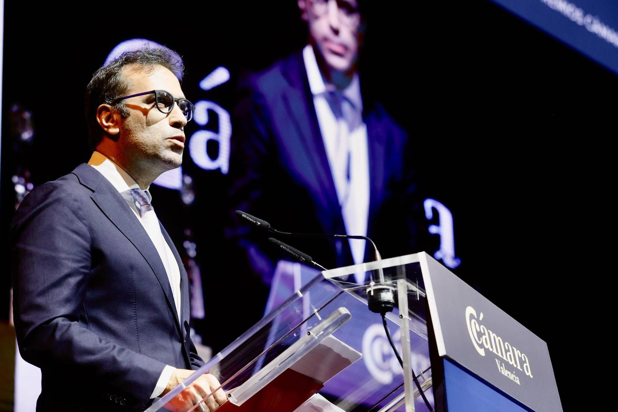 La 'Noche de la Economía Valenciana' de la Cámara Valencia, en imágenes