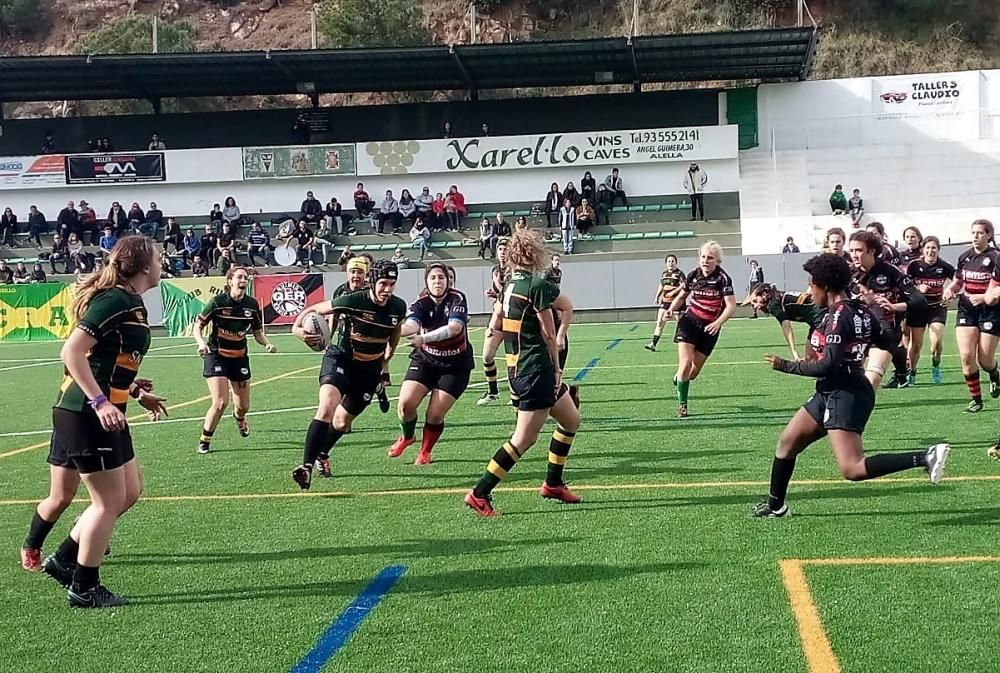 Partido Shamrock-Químic ER de la Lliga Catalana de rugby femenino.