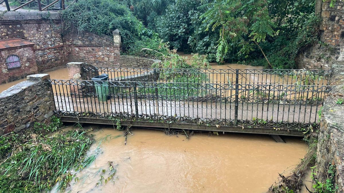 Fotogalería | Así afecta el temporal de lluvia y viento en Cáceres