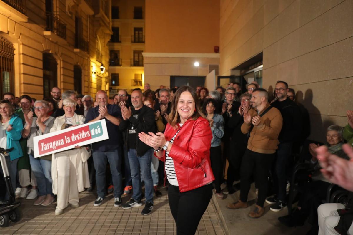 Elena Tomás, candidata de Zaragoza en Común