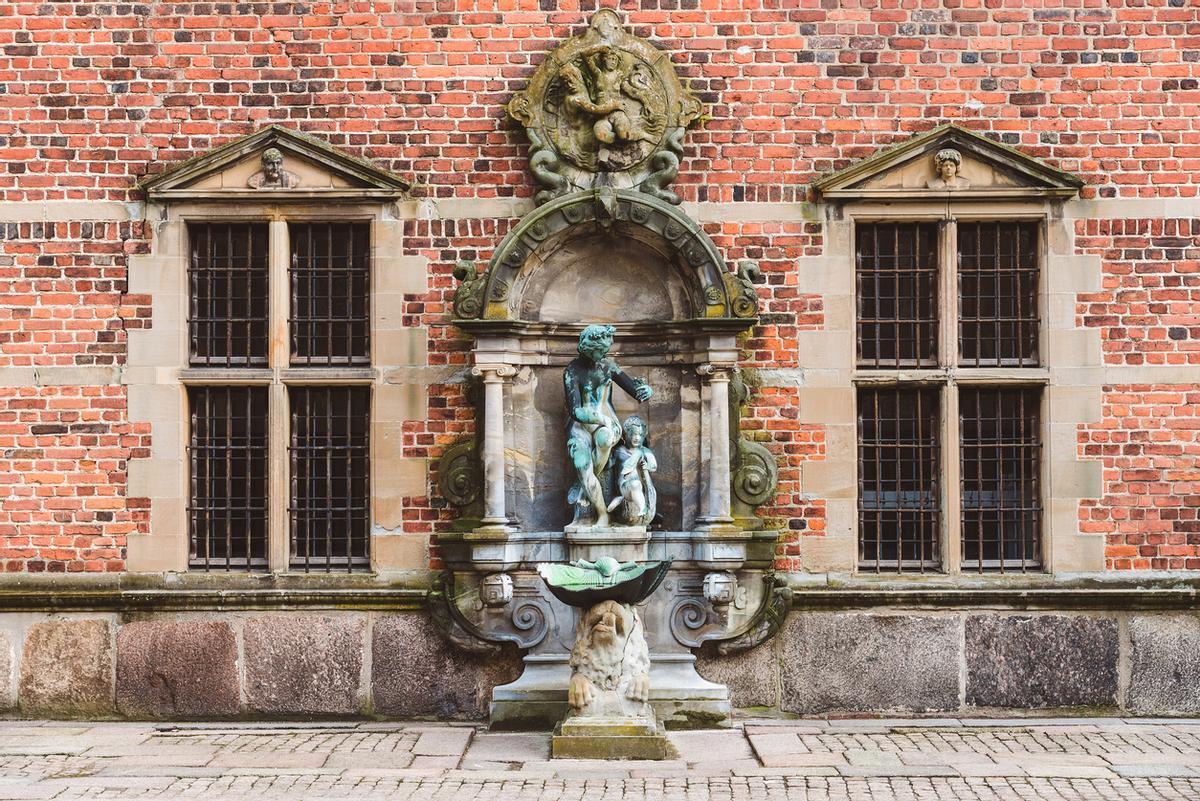 Patio interior del Castillo de Frederiksborg.