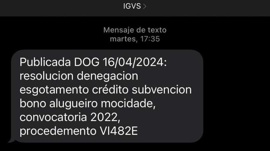 La Xunta anuncia el fin de los bonos de alquiler joven cinco meses después de agotar los fondos