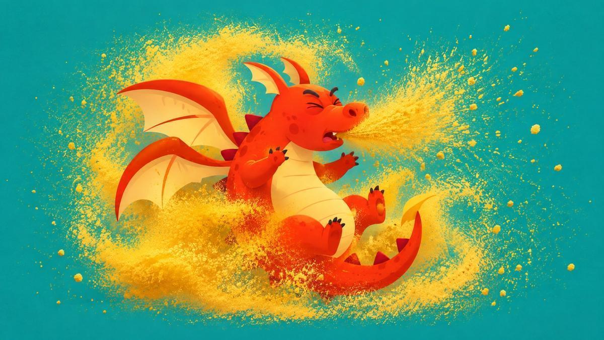 Sir Reginald el Prudente y el dragón con alergia