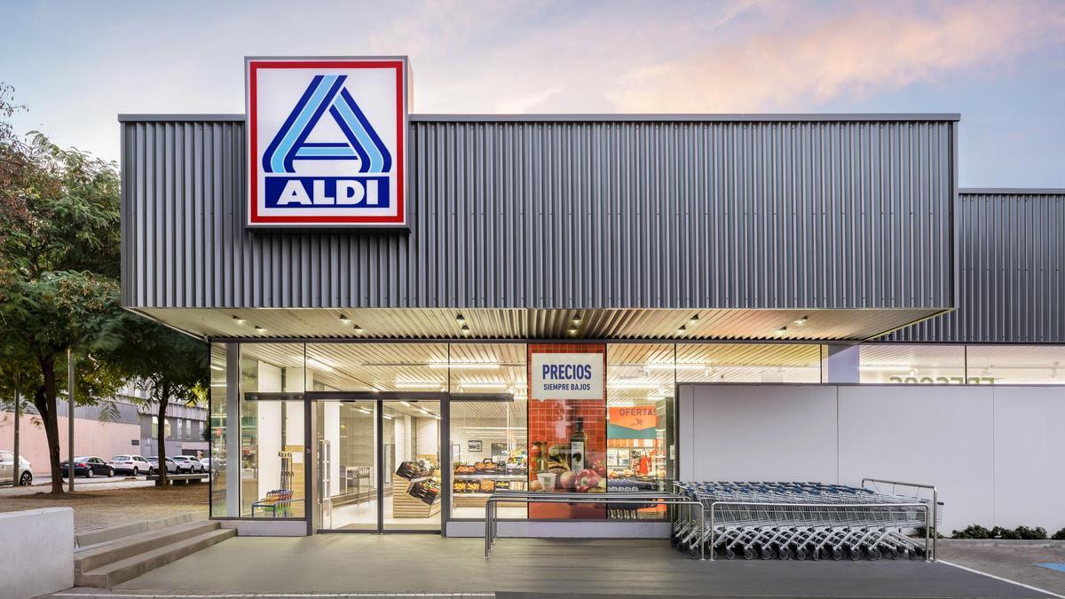 Imagen de la nueva tienda de Aldi que abre el 3 de noviembre en el barrio de Can Domenge