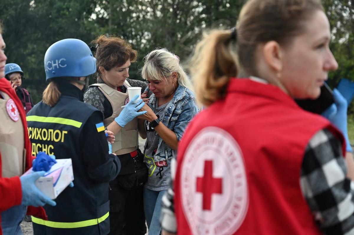 Ataque mortal a un convoy humanitario en Zaporiyia