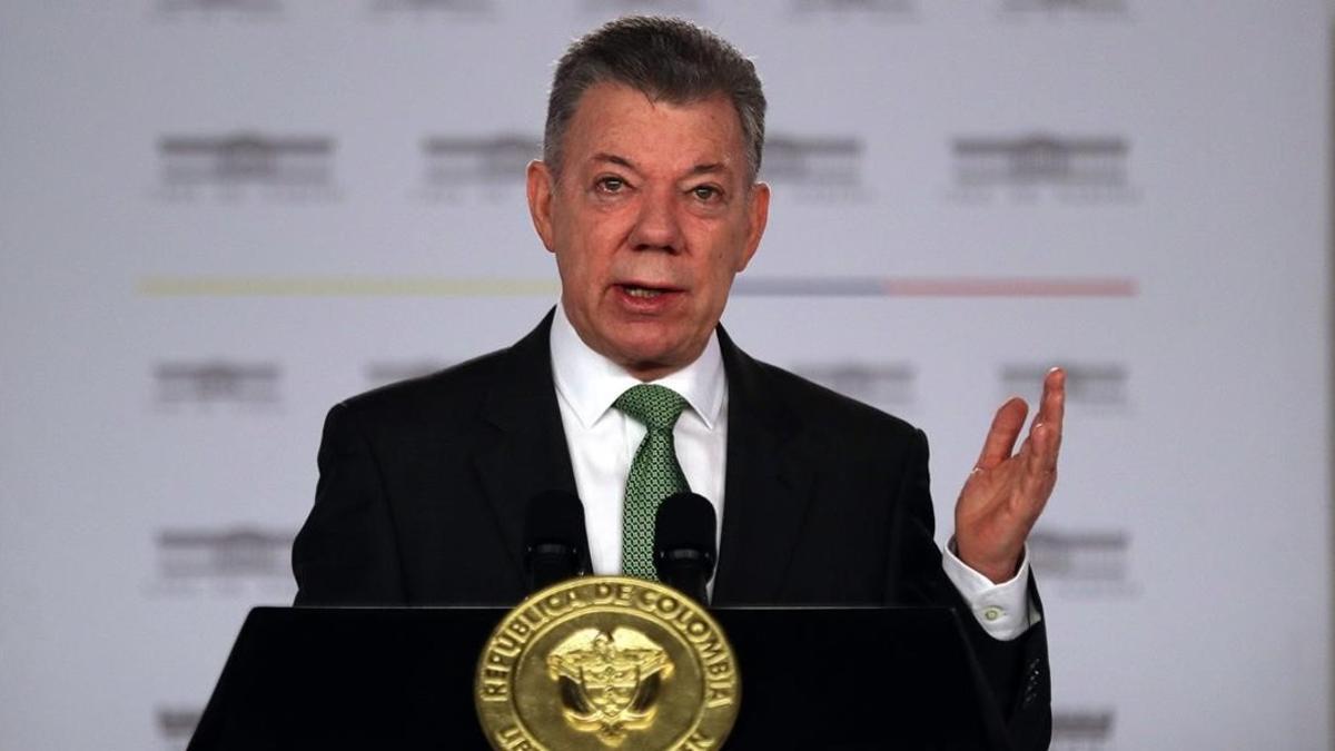 El presidente colombiano, Juan Manuel Santos.