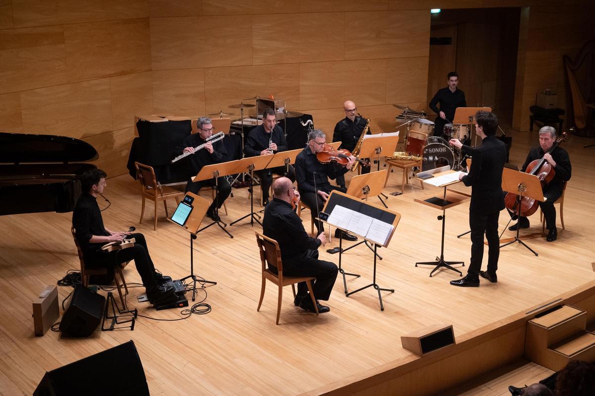 El Grupo Enigma este lunes en su primer concierto de la temporada.