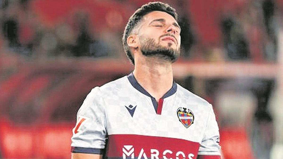 Sergio Lozano després de la derrota contra l’Almeria el cap de setmana passat