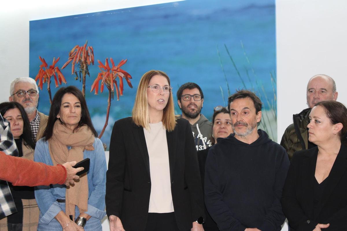 Rueda de prensa de los partidos progresistas de Formentera por el senador para la isla.