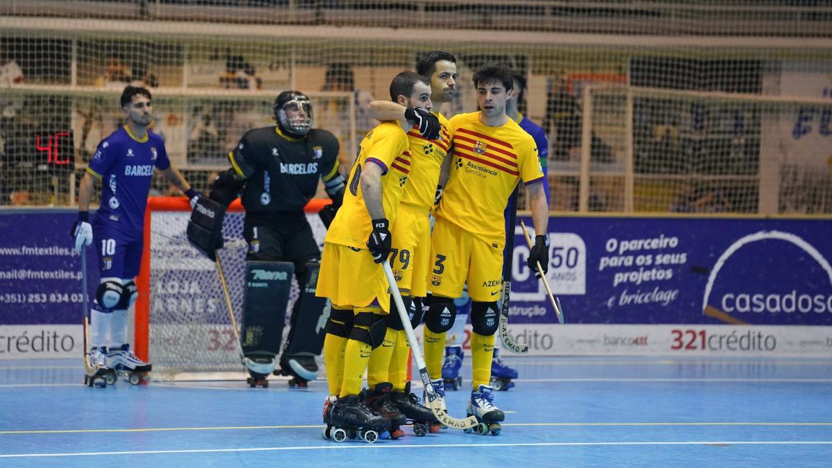 El Barça empata ante el OC Barcelos y consigue el 'pase' a cuartos