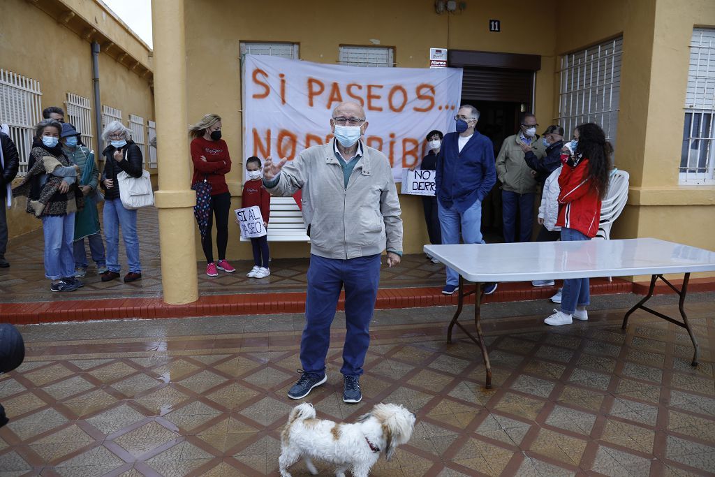 Impiden el desalojo de la vivienda de un jubilado en Cabo de Palos