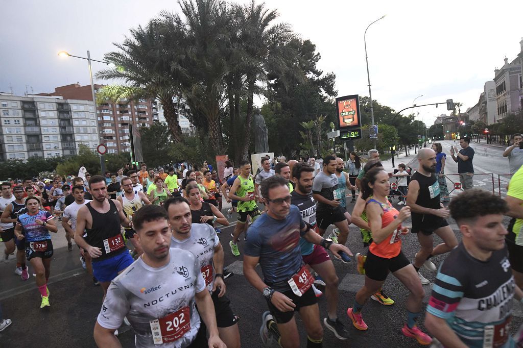 Carrera nocturna de Murcia, en imágenes