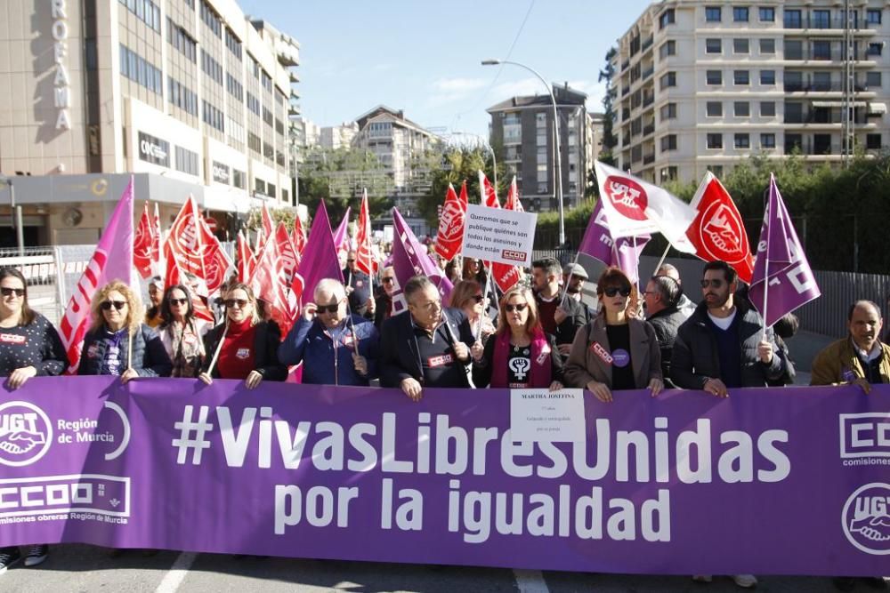 Manifestación en Murcia por el día contra la violencia de género