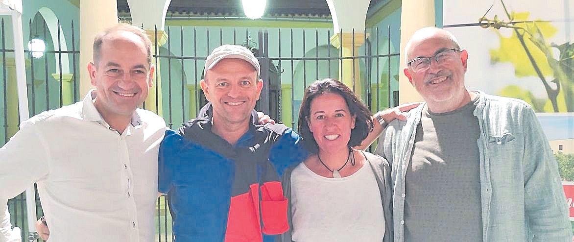 Arnau Galmés, Tofol Reus, Pilar Oliver y Miquel Jaume.